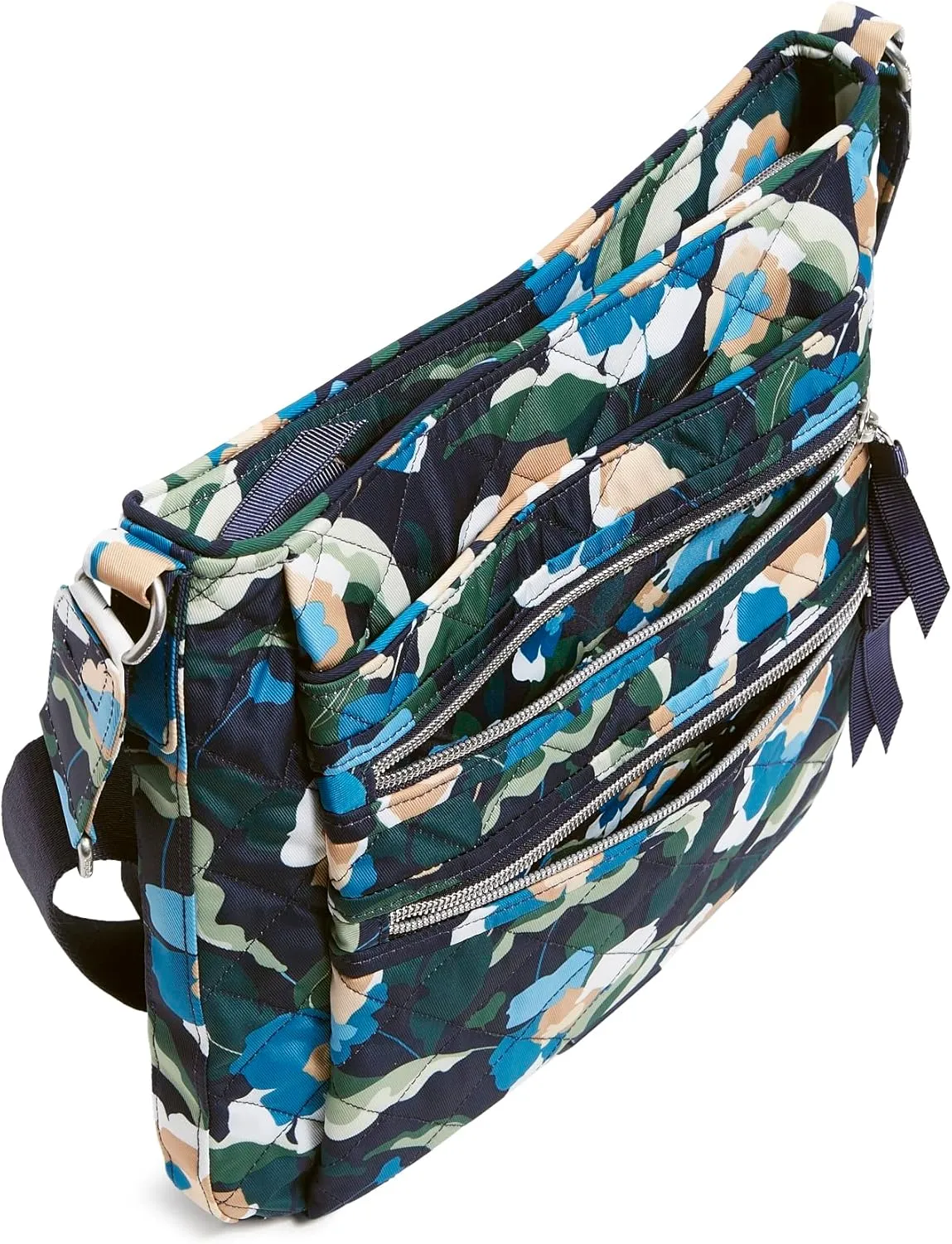 Vera Bradley Women's Performance Twill Triple Zip Hipster Crossbody Purse