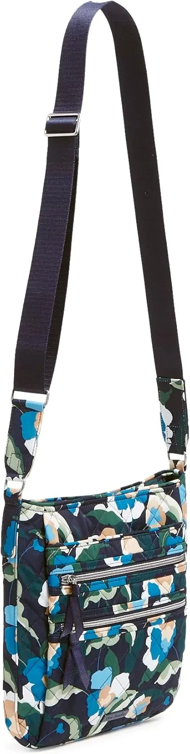 Vera Bradley Women's Performance Twill Triple Zip Hipster Crossbody Purse