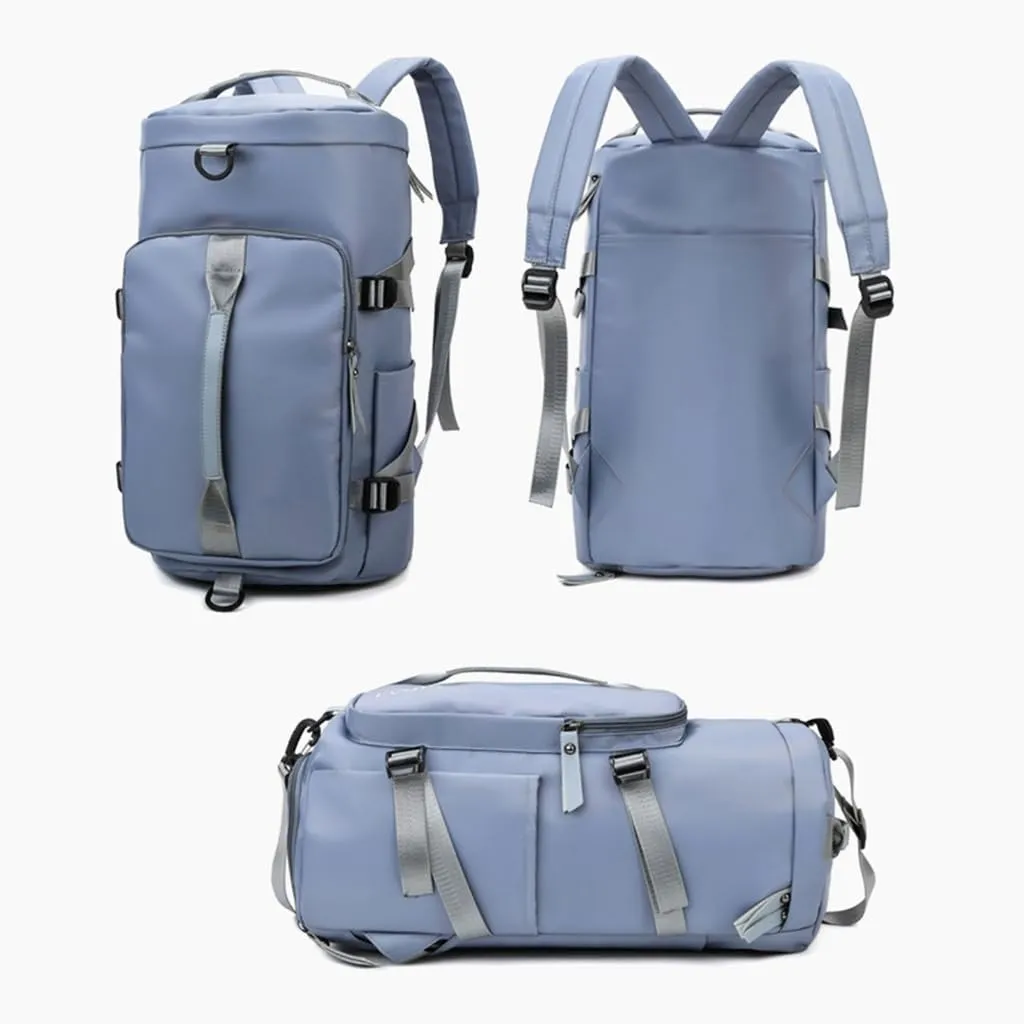 Versatile Sports and Travel Backpack with Large Storage and Wet and Dry Section Outdoor Handbag Large Shoulder Bag