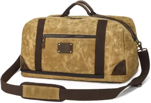 Vintage Large Capacity Travel Bag Duffle Casual Canvas Single Shoulder Crossbody Travel Bag