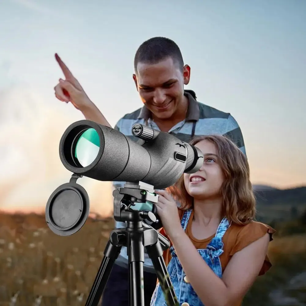 Vortex Monocular 25-75x60 Lightweight Compact Zoom Telescope – Shockproof & Fogproof Handheld Pocket Telescope
