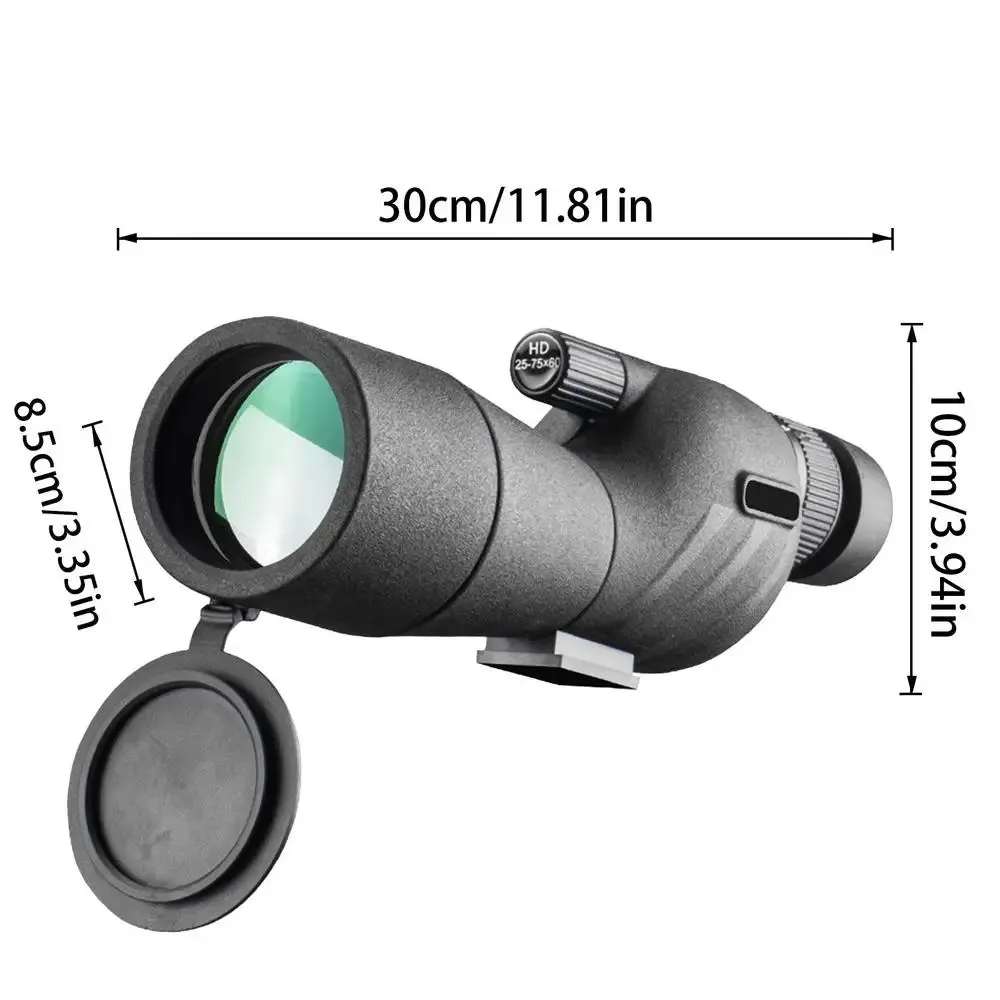 Vortex Monocular 25-75x60 Lightweight Compact Zoom Telescope – Shockproof & Fogproof Handheld Pocket Telescope