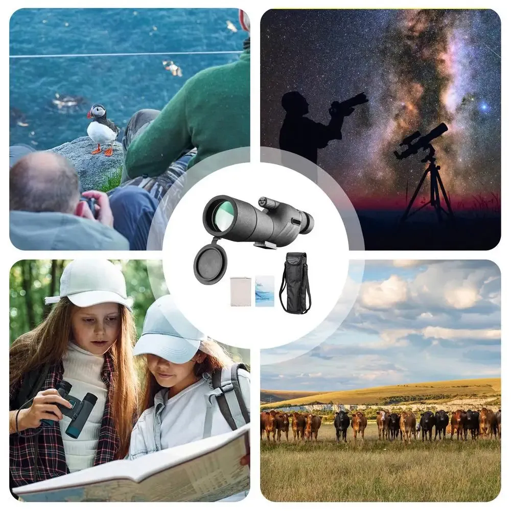 Vortex Monocular 25-75x60 Lightweight Compact Zoom Telescope – Shockproof & Fogproof Handheld Pocket Telescope