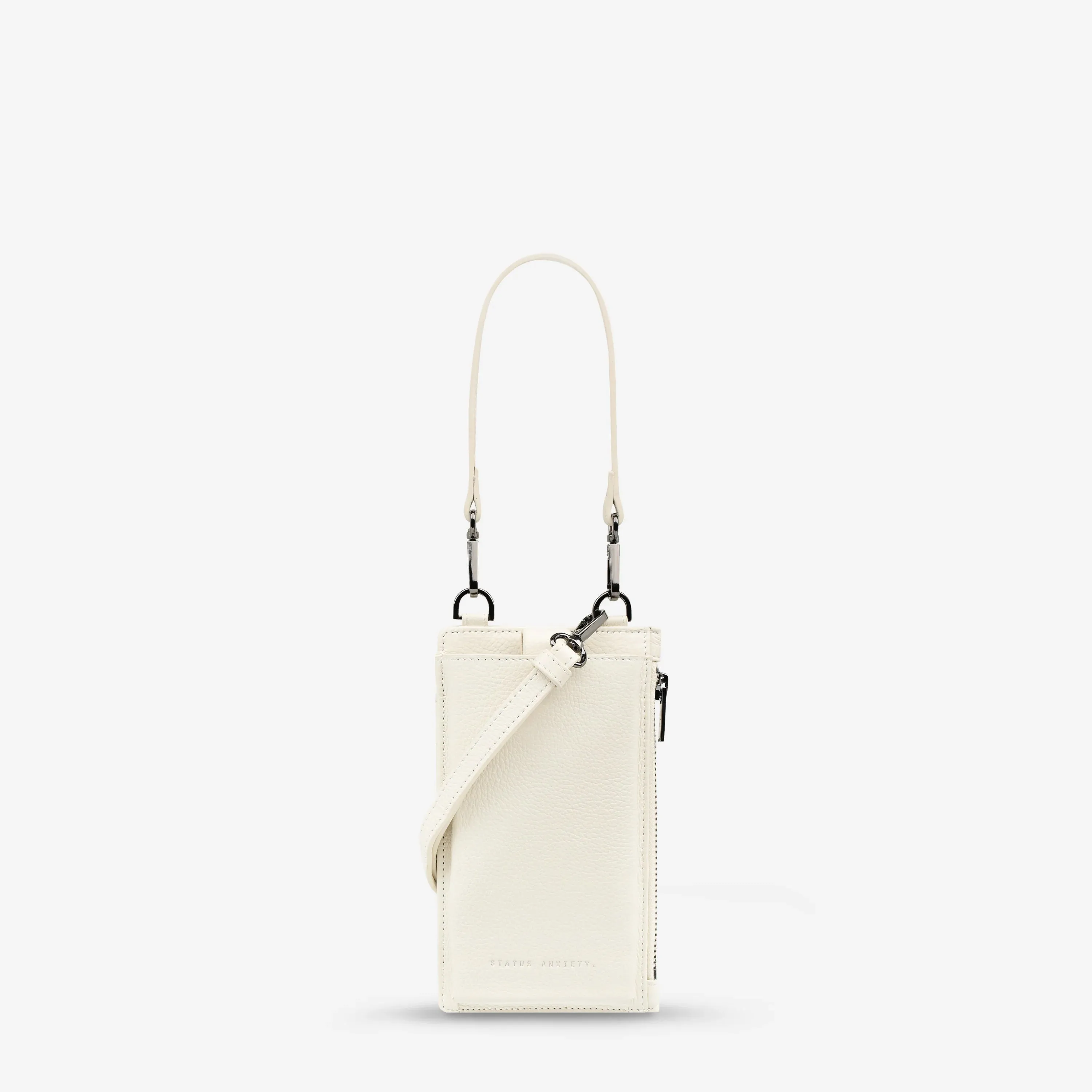 Voyager Leather Bag in Chalk