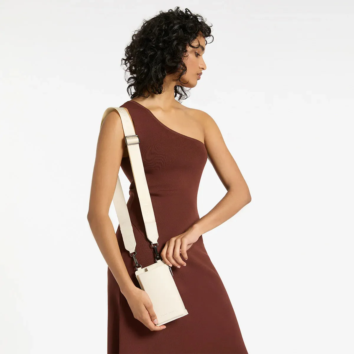 Voyager Leather Bag in Chalk