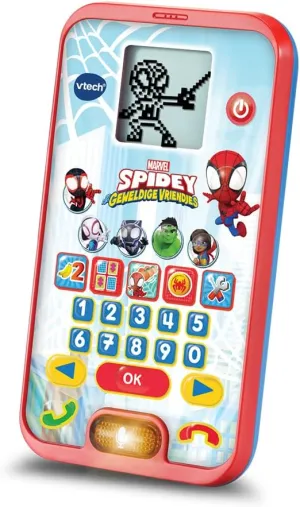 VTech 80-554423 Spidey Smartphone - Children's Phone - Children's Toys - Interactive Toys - from 3 Years