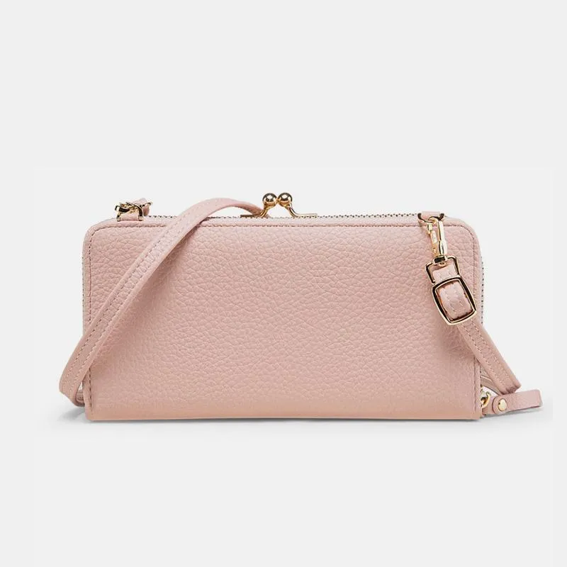Wallet Phone Timely Lock Large Purse| Crossbody Multifunctional kiss Kiss Kiss-lock lock Cell lock handbag Kiss | Capacity Bag Clutch Wide range | Phone