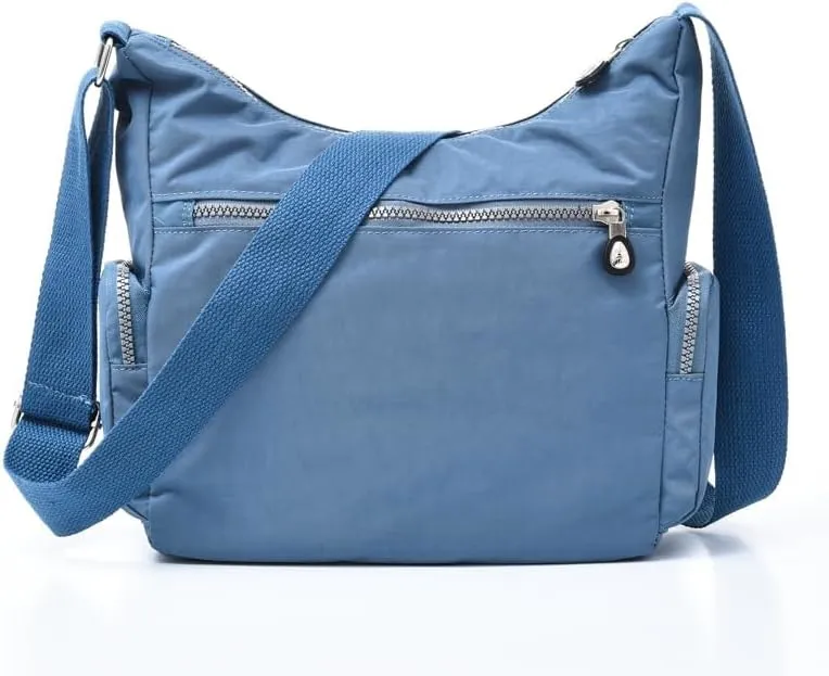 Waterproof Nylon Crossbody Bag for Women Large Capacity Shoulder Bag Travel Purses and Handbag