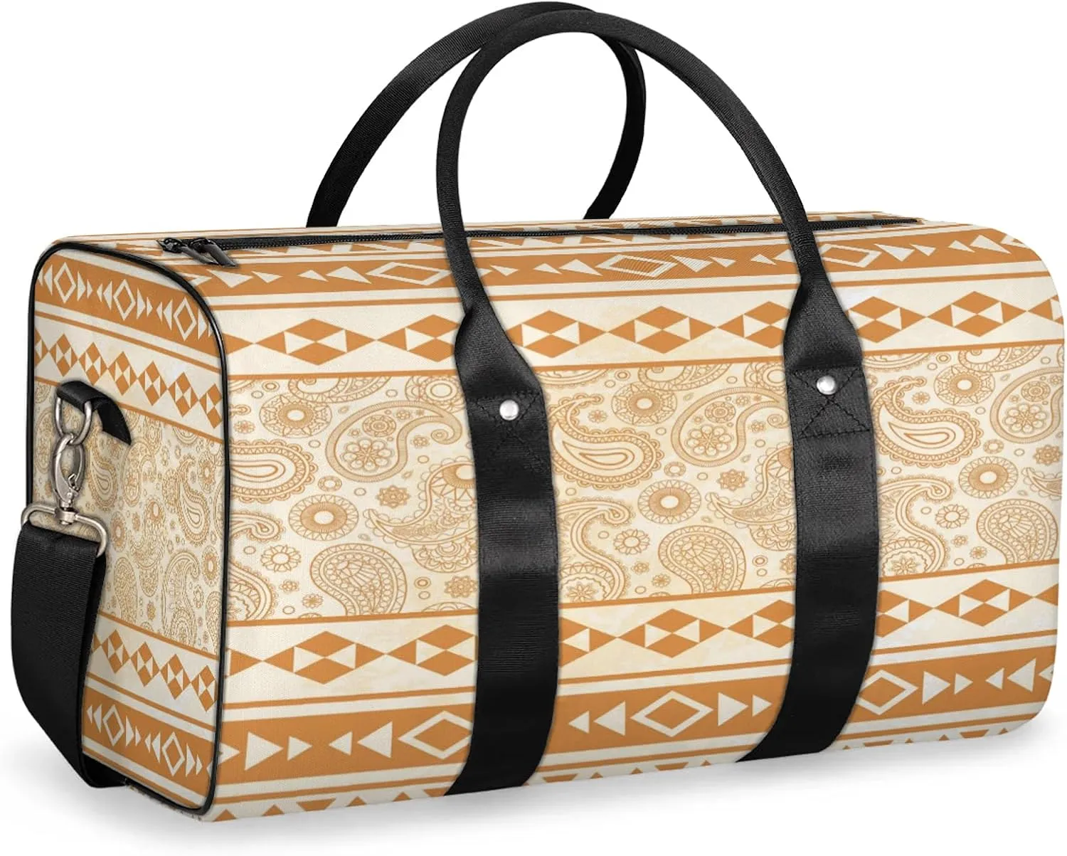 Western Aztec Travel Duffle Bag for Women Men, Carry On Overnight Bag, Weekend Travel Duffel Tote Bags for Trips Sport Hospital