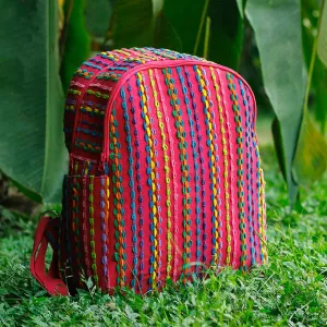 Wildflower Colourful Retreat Office Laptop Backpack Bag for Women