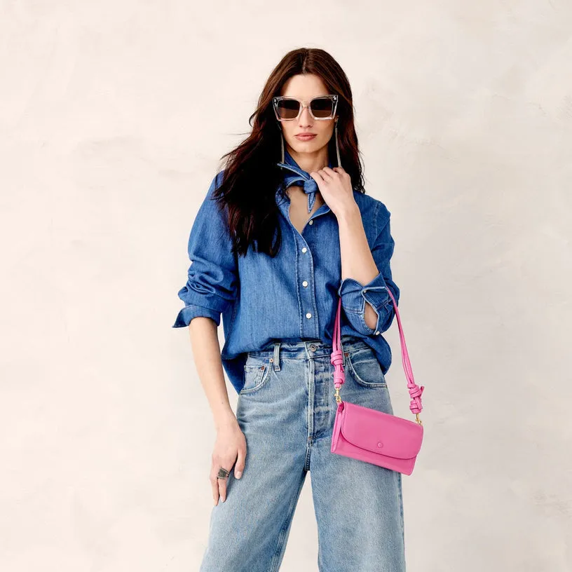 Wildwood Wallet Crossbody : Ibis Rose