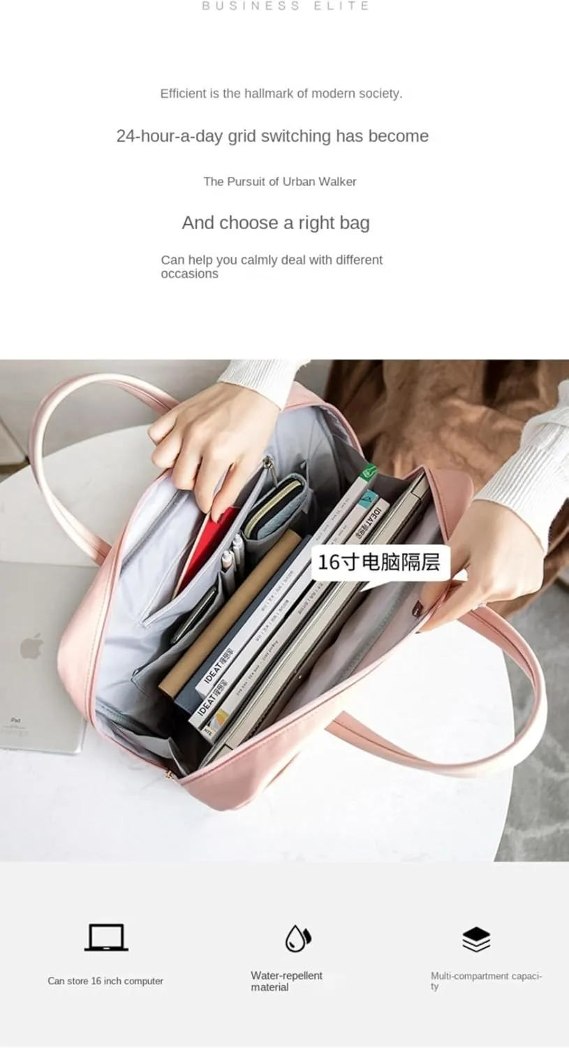 Women 13/14/15 Inch Waterproof Laptop Bag Briefcase Large Case Computer Bag Office Travel Business shoulder bags