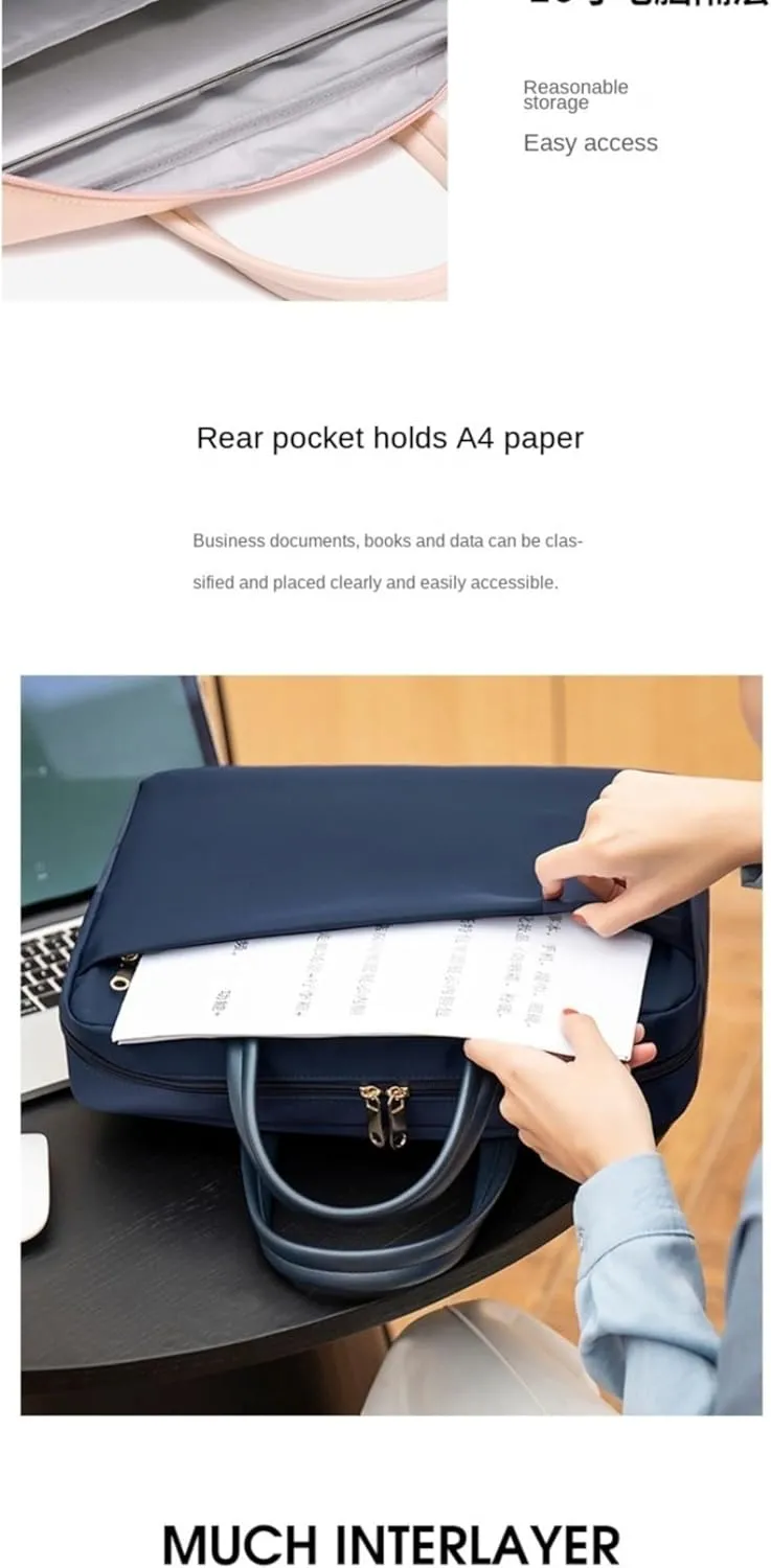 Women 13/14/15 Inch Waterproof Laptop Bag Briefcase Large Case Computer Bag Office Travel Business shoulder bags
