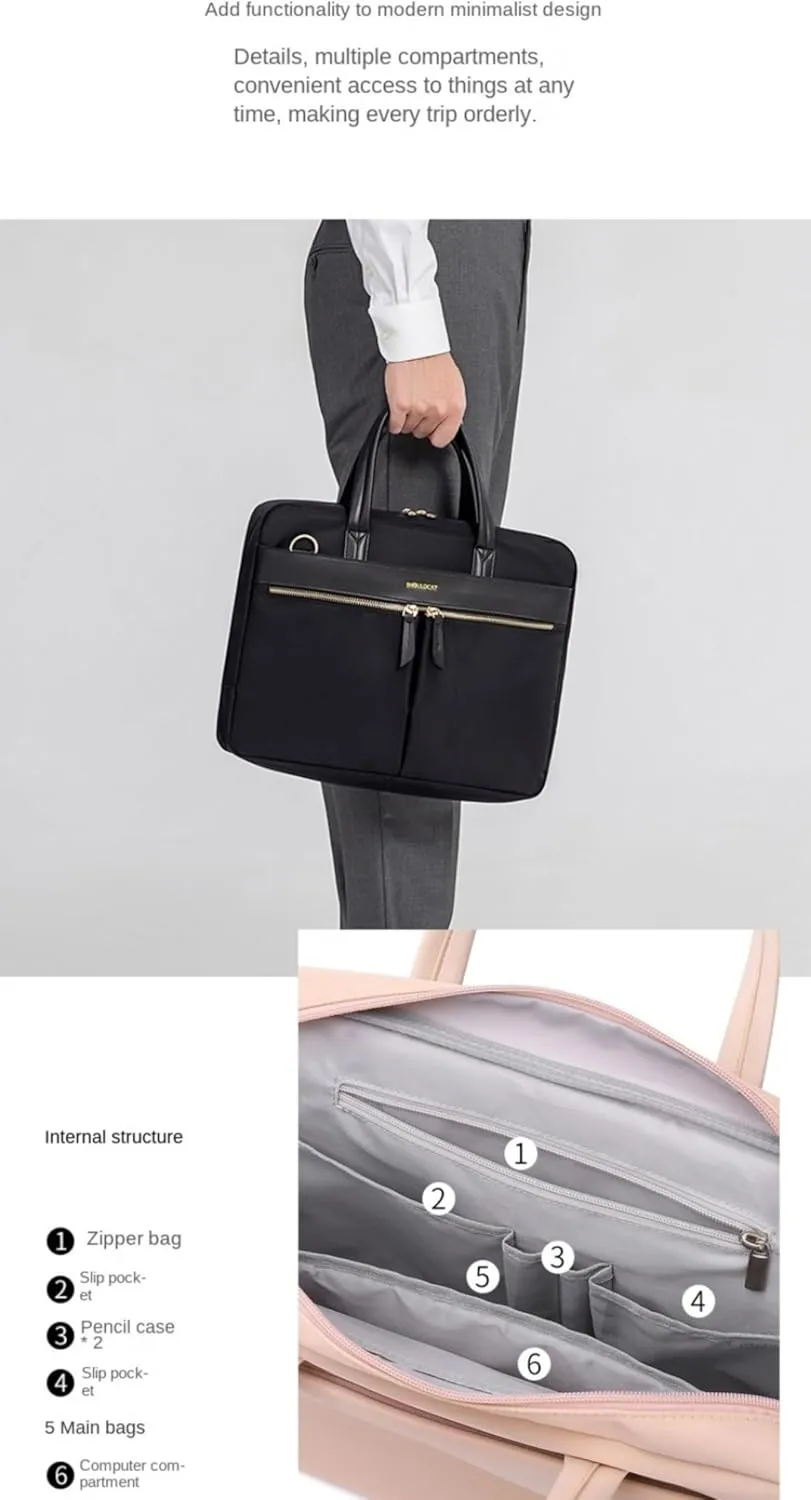 Women 13/14/15 Inch Waterproof Laptop Bag Briefcase Large Case Computer Bag Office Travel Business shoulder bags