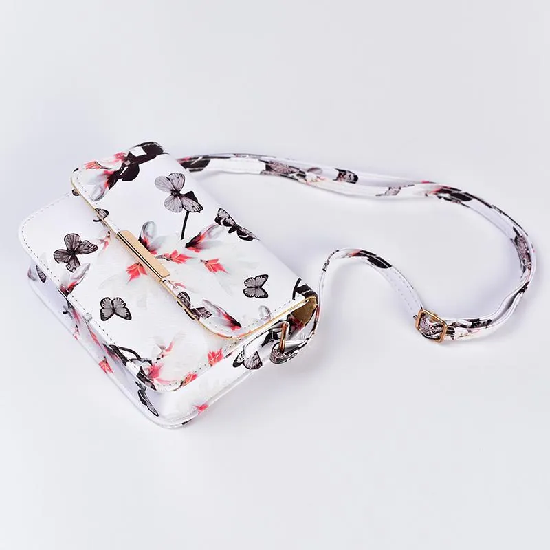 Women Floral leather