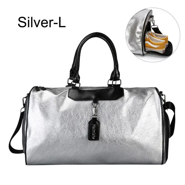 Women For Men Traveling Training Bag Gym Feature-rich Bags Sports Tas xa32 Outdoor Sporttas Glitter End-to-end encryption Silver De Gymtas Travel Sac Fitness Sport