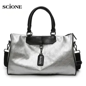 Women For Men Traveling Training Bag Gym Feature-rich Bags Sports Tas xa32 Outdoor Sporttas Glitter End-to-end encryption Silver De Gymtas Travel Sac Fitness Sport