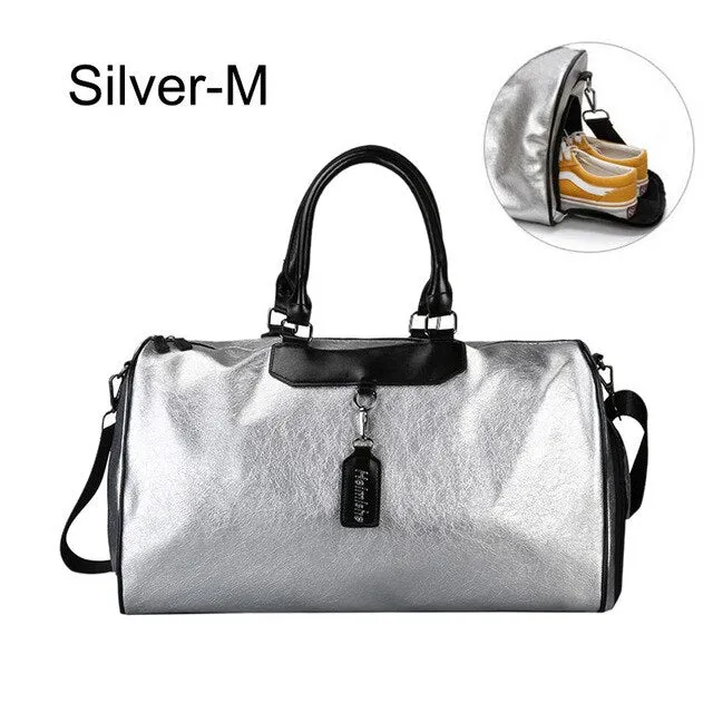 Women For Men Traveling Training Bag Gym Feature-rich Bags Sports Tas xa32 Outdoor Sporttas Glitter End-to-end encryption Silver De Gymtas Travel Sac Fitness Sport