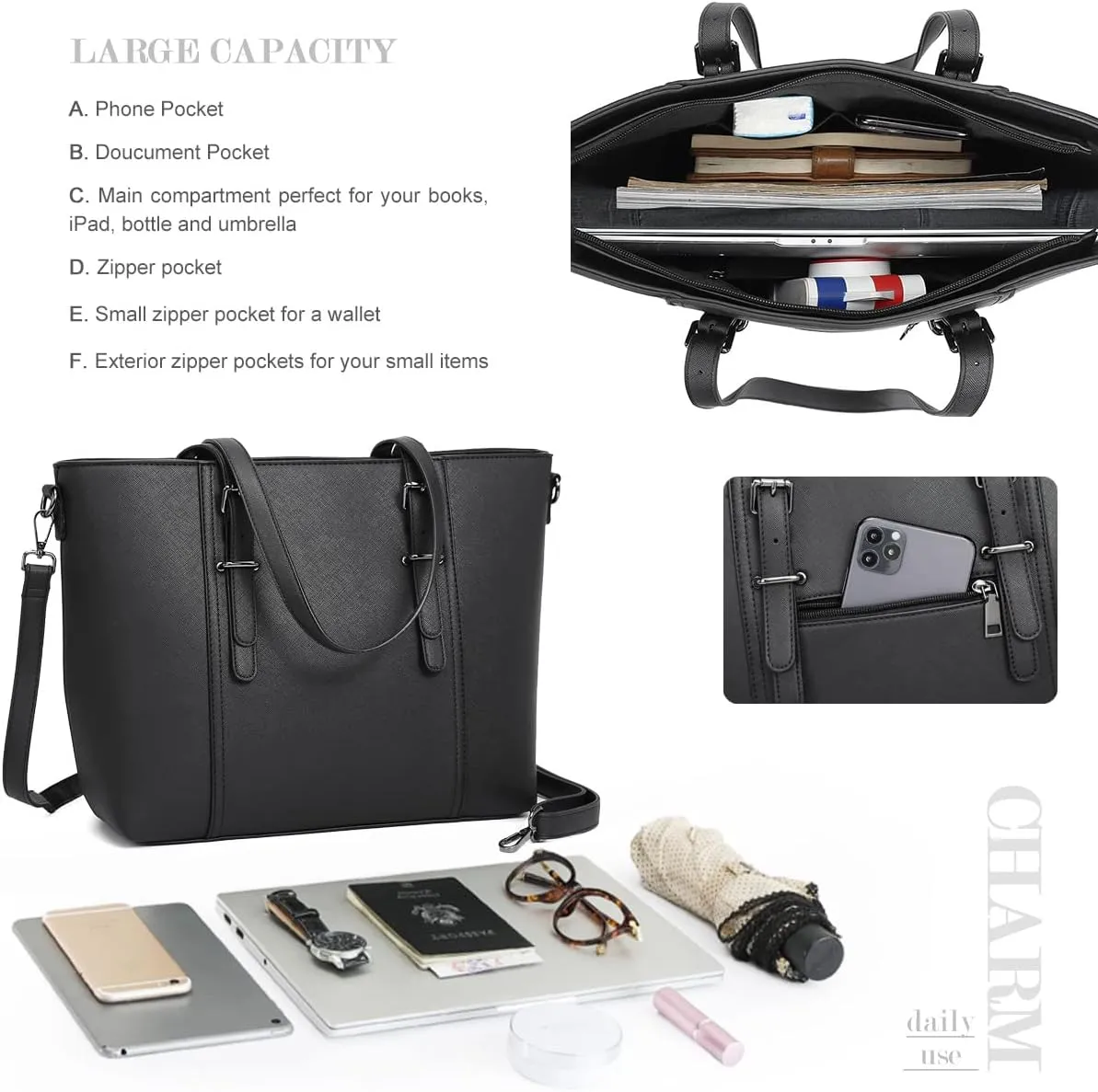 Women Purses and Handbags Tote Shoulder Bag Top Handle Satchel Bags for Ladies