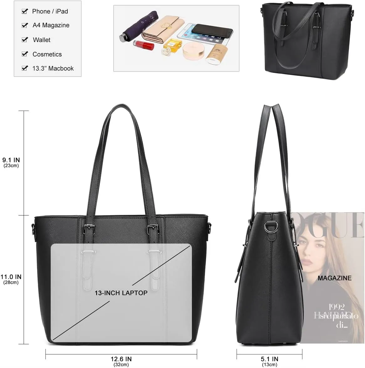 Women Purses and Handbags Tote Shoulder Bag Top Handle Satchel Bags for Ladies
