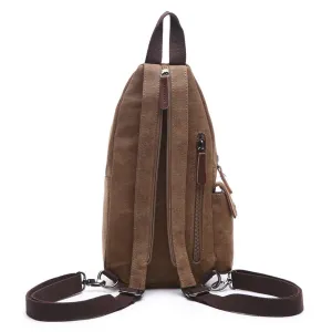 Women's & Men's & Korean Style Trendy Canvas Promotion Men's Chest Bags