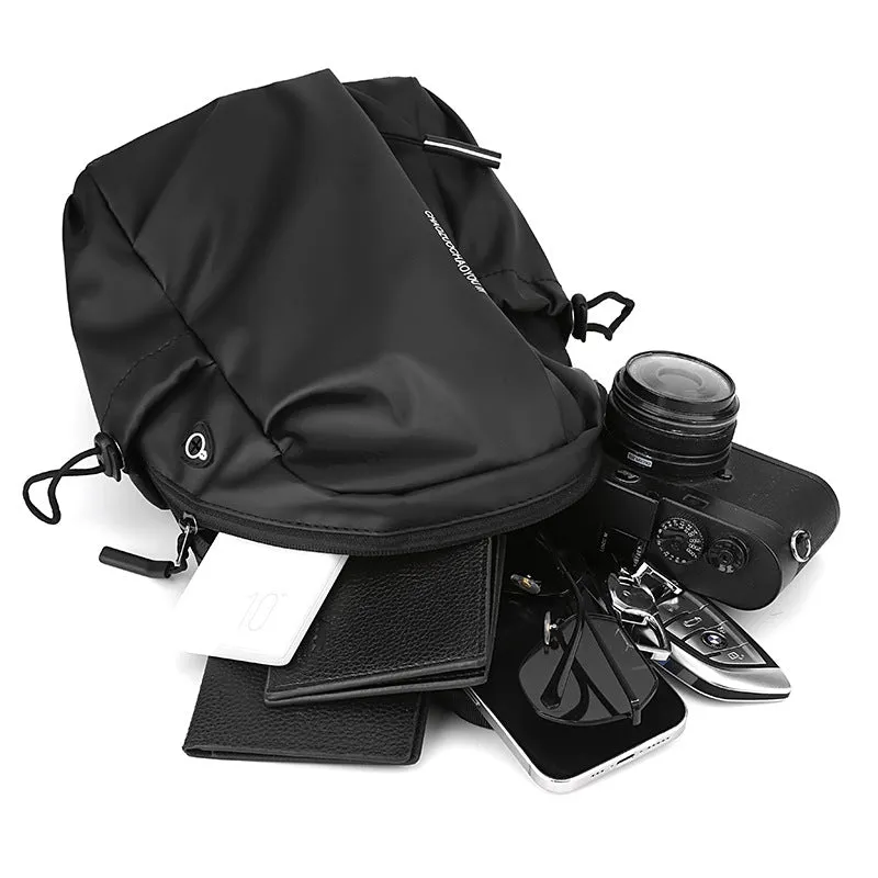 Women's & Men's & Personality Derm Fashion Leisure Design Men's Chest Bags