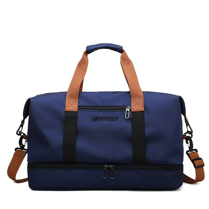 Women's & Men's Wet Separation With Shoe Compartments Portable Gym Bags
