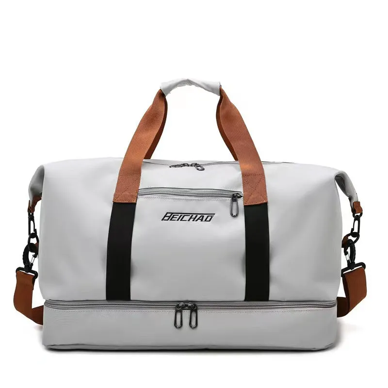 Women's & Men's Wet Separation With Shoe Compartments Portable Gym Bags