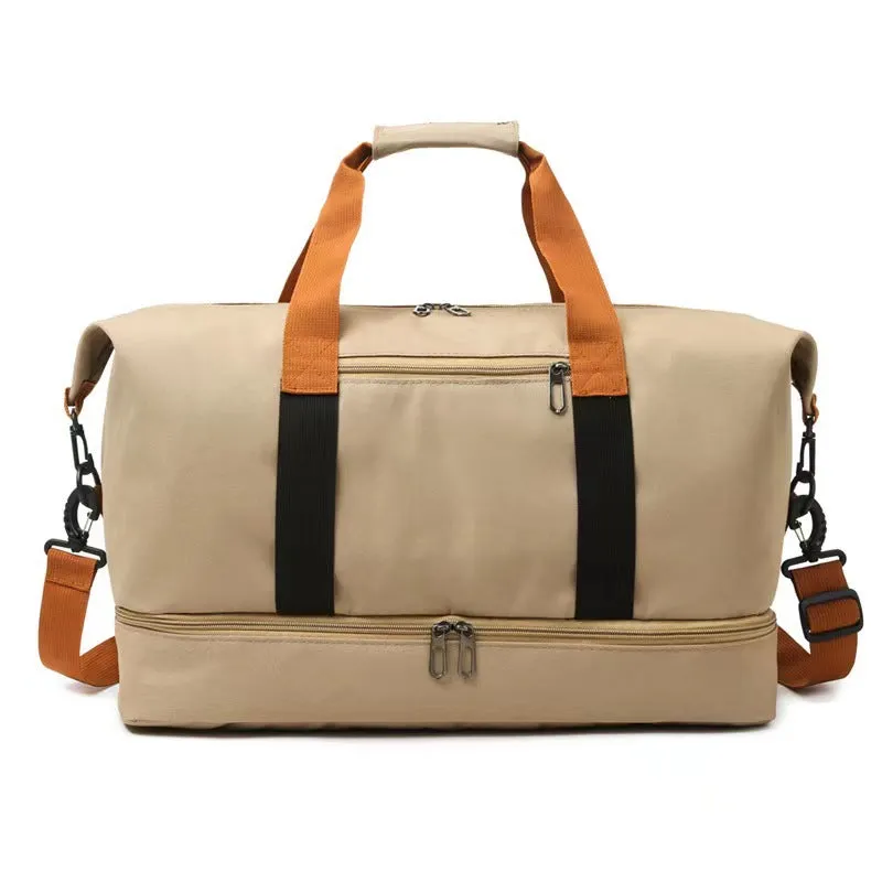 Women's & Men's Wet Separation With Shoe Compartments Portable Gym Bags