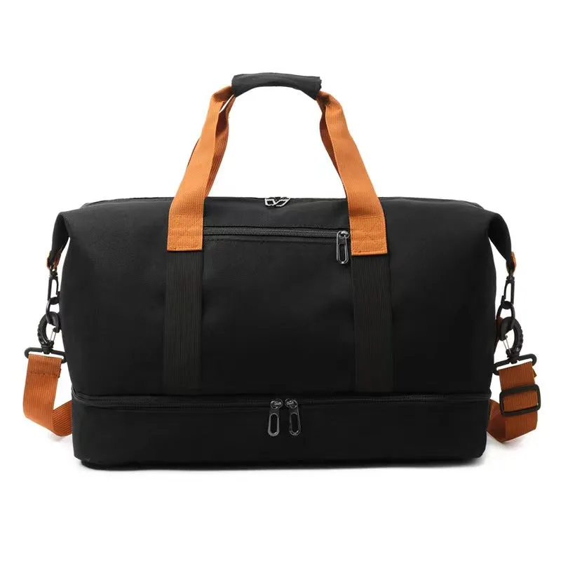 Women's & Men's Wet Separation With Shoe Compartments Portable Gym Bags