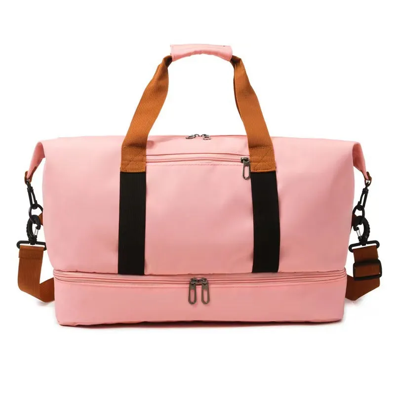 Women's & Men's Wet Separation With Shoe Compartments Portable Gym Bags