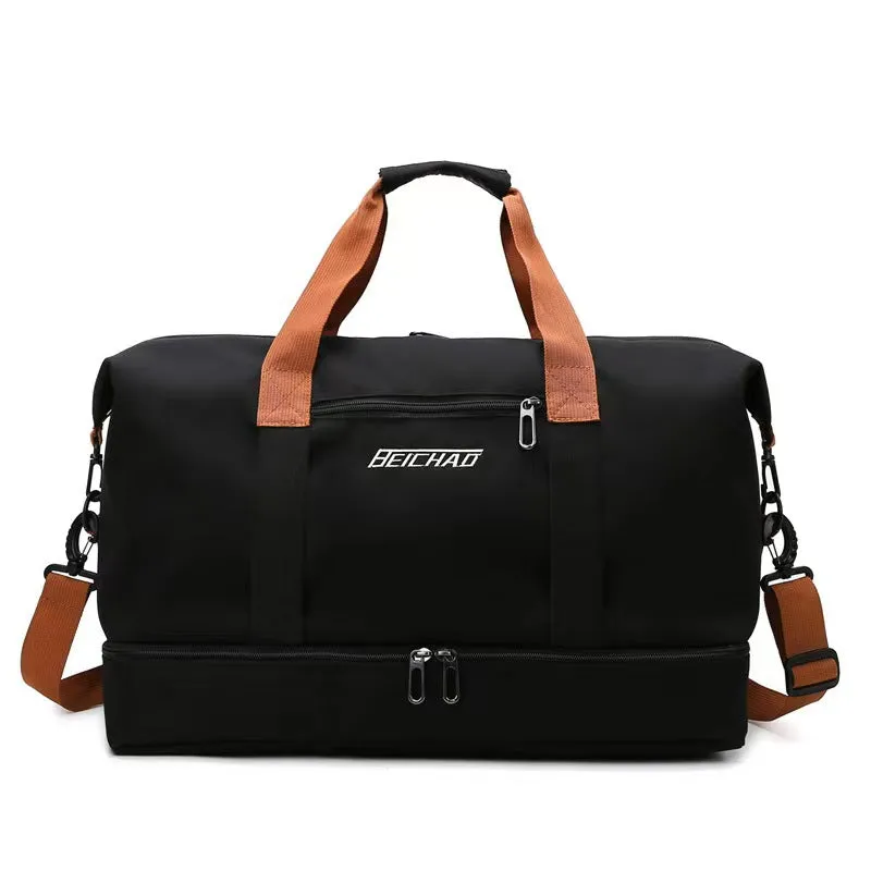 Women's & Men's Wet Separation With Shoe Compartments Portable Gym Bags