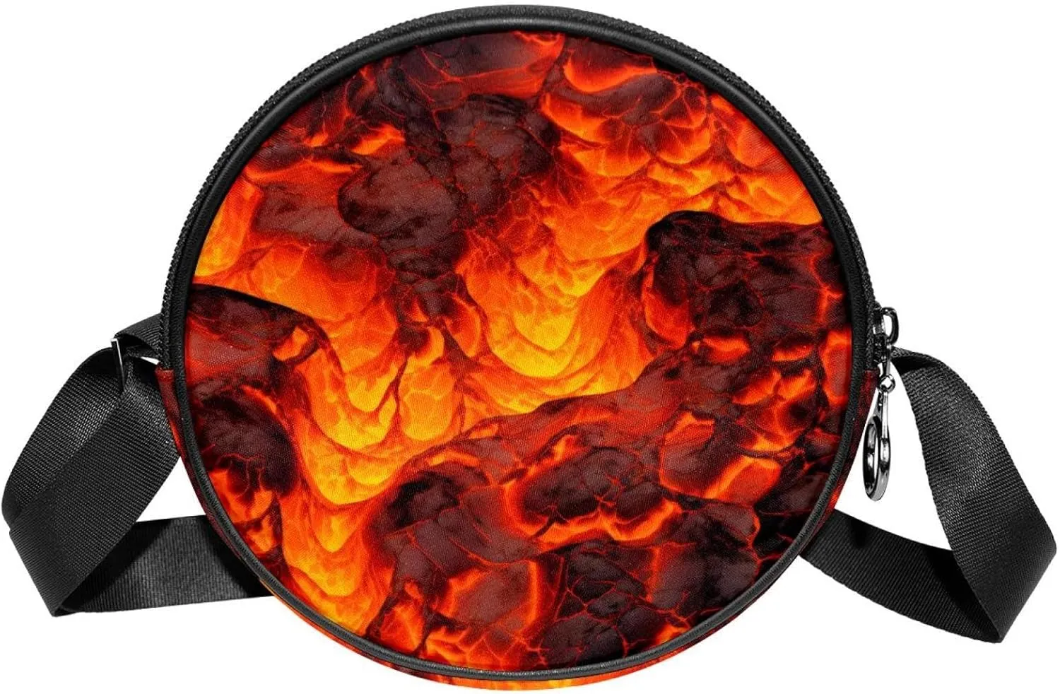 Women's Crossbody Handbags, Travel Purse, Cross Body Bag, Cartoon Volcano Abstract