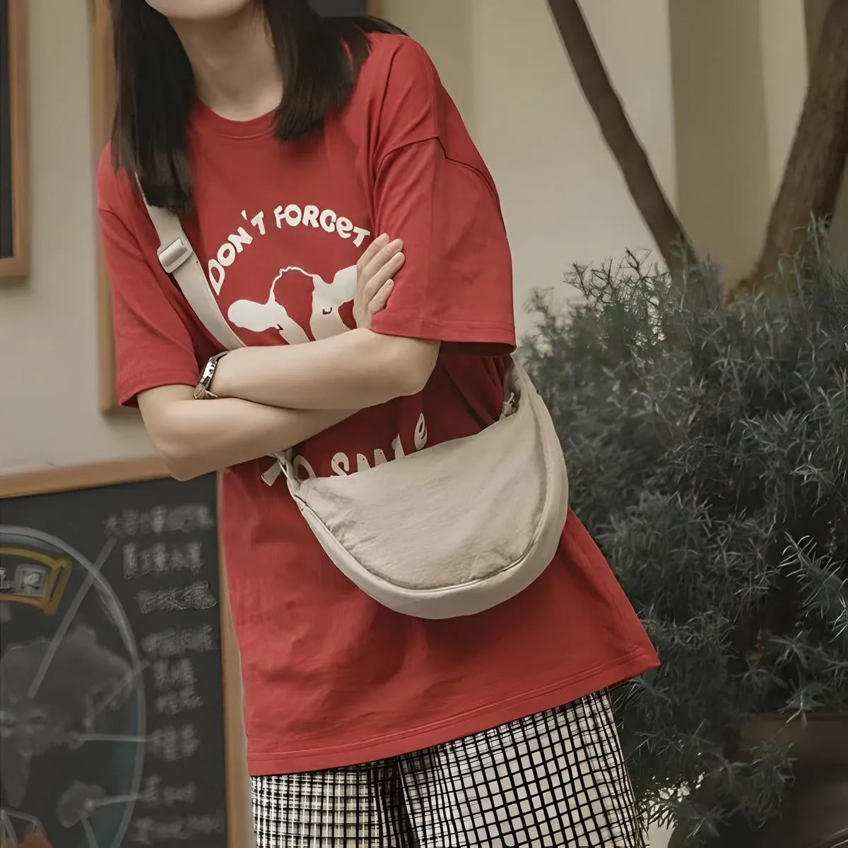Women's Dumpling Crossbody Bag
