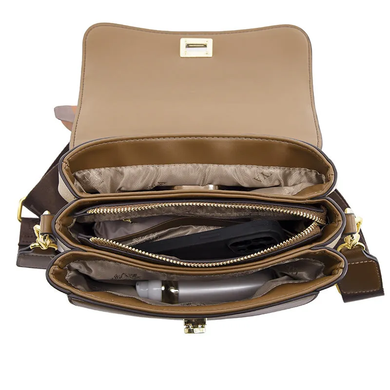 Women's Fashion Soft Leather Large Capacity Crossbody Bags