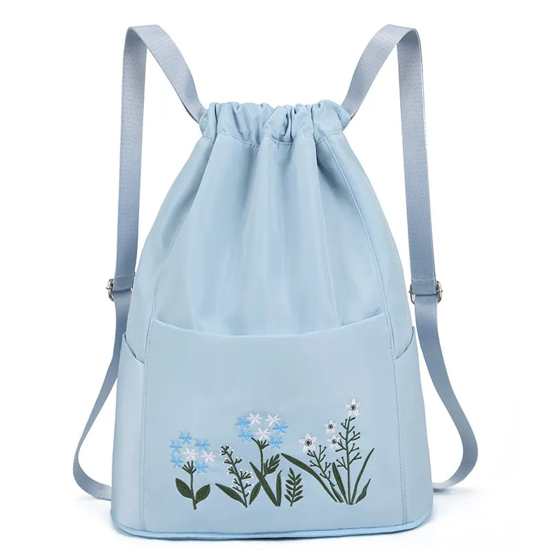 Women's Folding Short Distance Dry Wet Separation Travel Bags