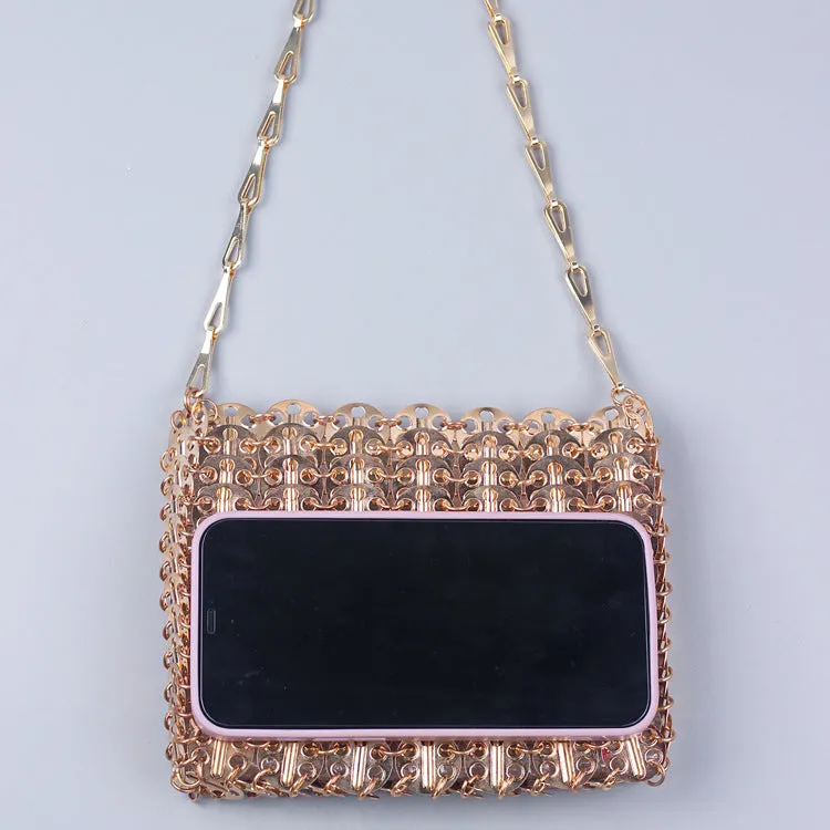 Women's Sequins Large Capacity Chain Handmade Fashion Bags