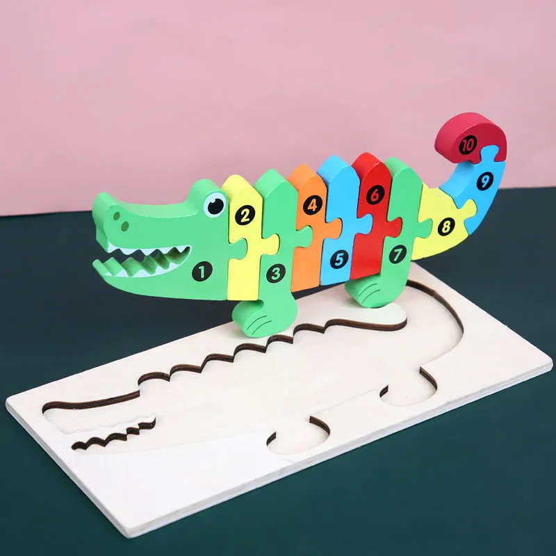 Wooden 3D Puzzle Toys for Kids | Brain Boosting Play | Aliyya Store
