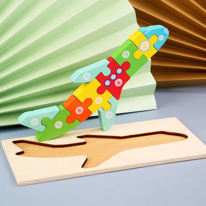 Wooden 3D Puzzle Toys for Kids | Brain Boosting Play | Aliyya Store