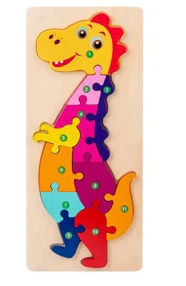 Wooden 3D Puzzle Toys for Kids | Brain Boosting Play | Aliyya Store