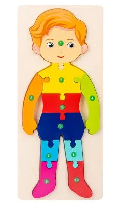 Wooden 3D Puzzle Toys for Kids | Brain Boosting Play | Aliyya Store