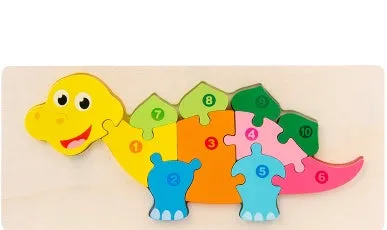 Wooden 3D Puzzle Toys for Kids | Brain Boosting Play | Aliyya Store