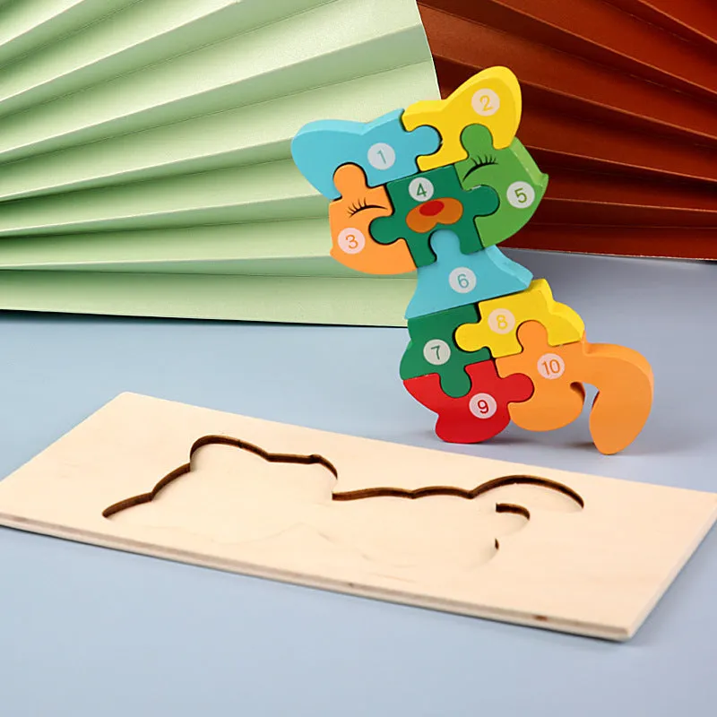 Wooden 3D Puzzle Toys for Kids | Brain Boosting Play | Aliyya Store