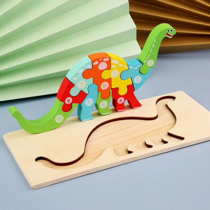Wooden 3D Puzzle Toys for Kids | Brain Boosting Play | Aliyya Store