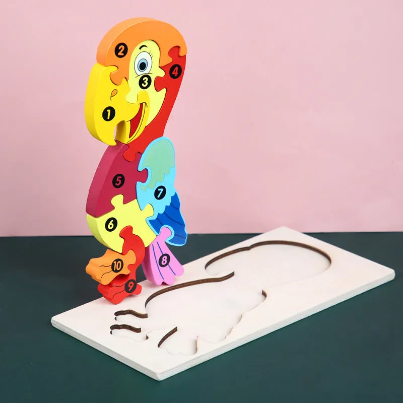 Wooden 3D Puzzle Toys for Kids | Brain Boosting Play | Aliyya Store