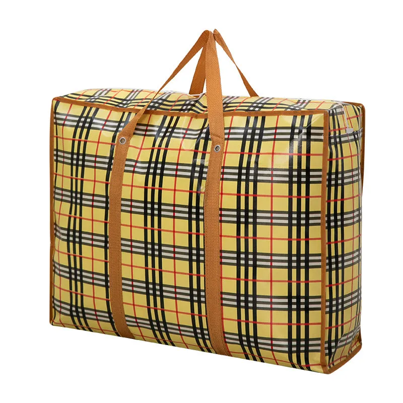 Woven Large Capacity Coated Size Moving Travel Bags