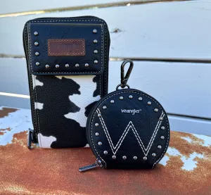 Wrangler Cow Print-Black
