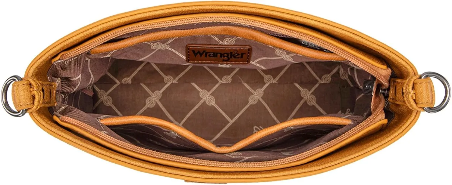 Wrangler Crossbody Bags for Women Lightweight Handbags and Purses Travel Shoulder Purse