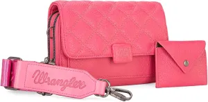 Wrangler Crossbody Wallet Purses for Women Rfid Blocking Wallet Purses with Crossbody Strap