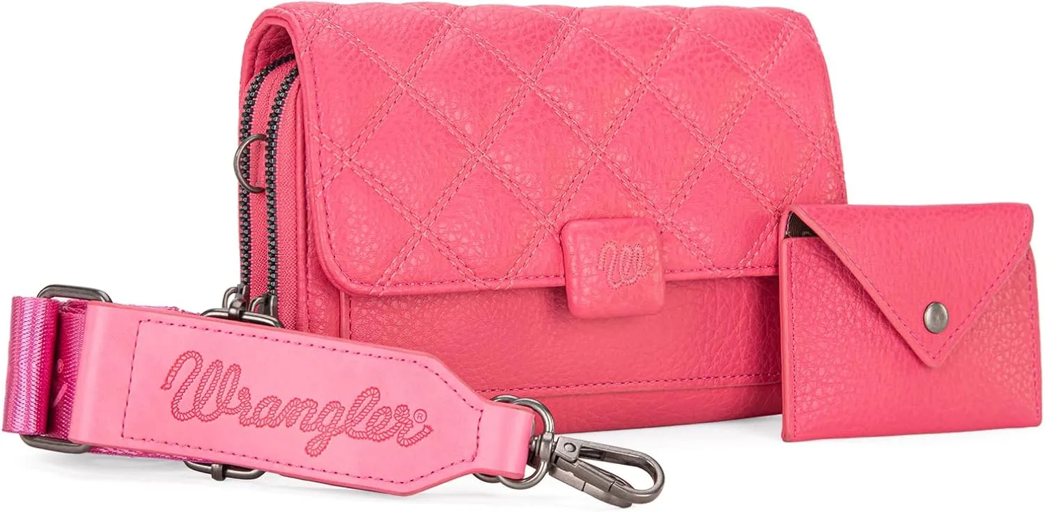 Wrangler Crossbody Wallet Purses for Women Rfid Blocking Wallet Purses with Crossbody Strap